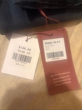 Poetry Fashion Wide Leg Jeans, Size US 12